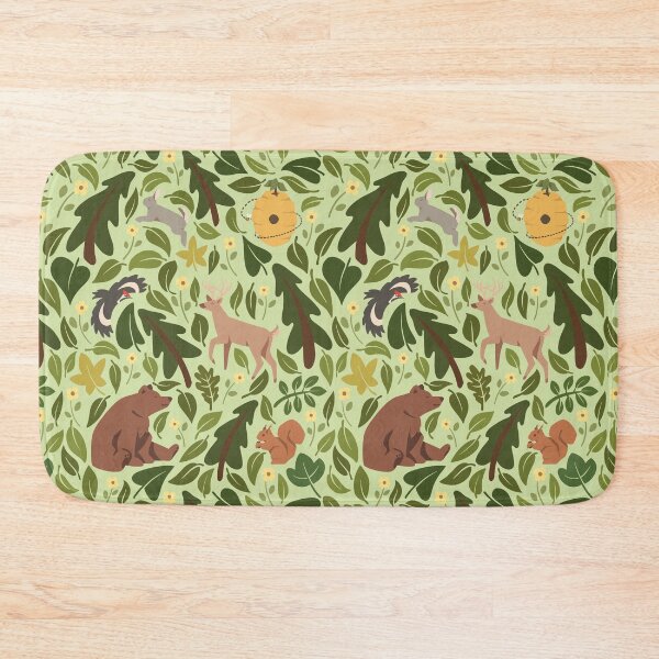 Item preview, Cute Earth Day Forest Pattern with Animals designed and sold by PaintedDolphin.