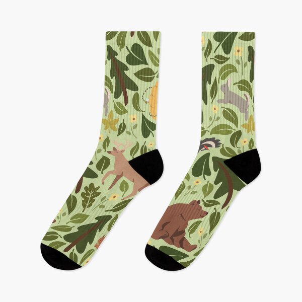 Item preview, Cute Earth Day Forest Pattern with Animals designed and sold by PaintedDolphin.