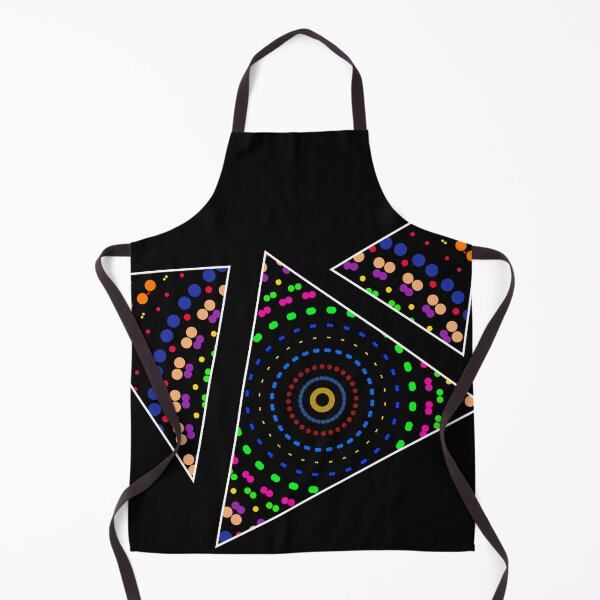 Item preview, Abstract Triangle Design – Colorful Geometric Dot Art designed and sold by mozou.