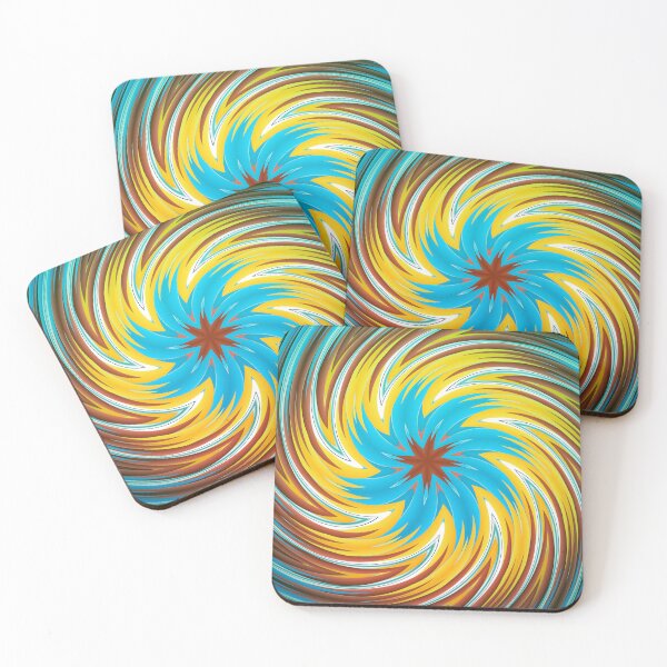 Item preview, Vibrant Swirl Geometric Pattern Design designed and sold by IntelliMindDesigns.