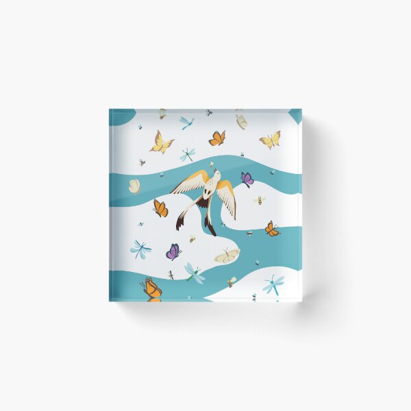 Item preview,  Birds And Butterflies Pattern - Clouds designed and sold by PaintedDolphin.
