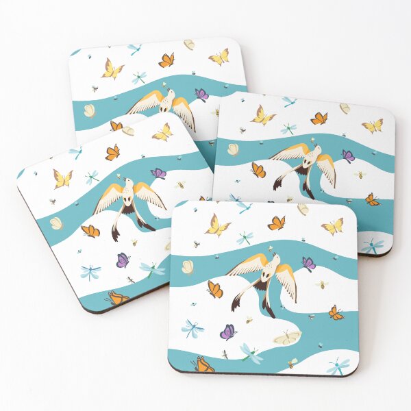 Item preview,  Birds And Butterflies Pattern - Clouds designed and sold by PaintedDolphin.