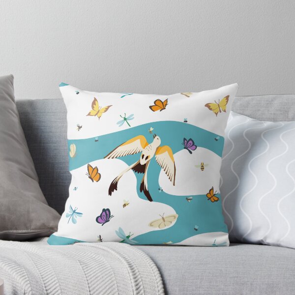 Item preview,  Birds And Butterflies Pattern - Clouds designed and sold by PaintedDolphin.
