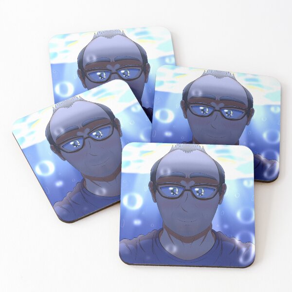 Item preview, Anime Portrait of Man Underwater with Bubbles - Custom Anime Style Art designed and sold by TacticArtsSt0re.