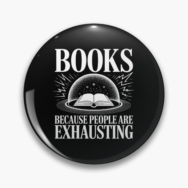 Item preview, Books Because People are Exhausting Anti Social Reader designed and sold by MagicWander.