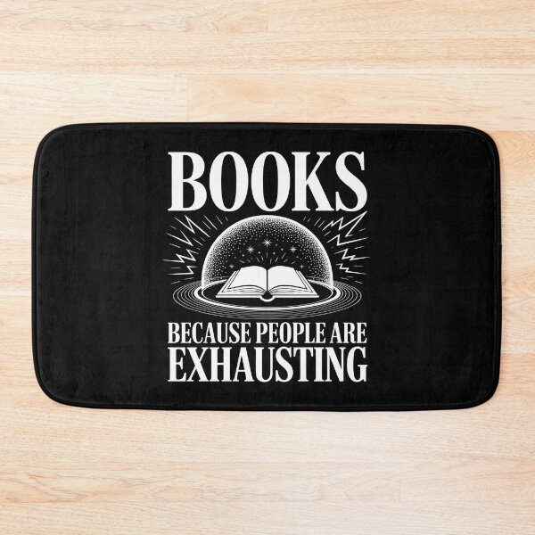 Item preview, Books Because People are Exhausting Anti Social Reader designed and sold by MagicWander.