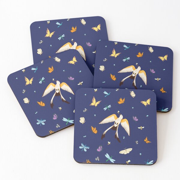 Item preview, Birds And Butterflies Pattern designed and sold by PaintedDolphin.