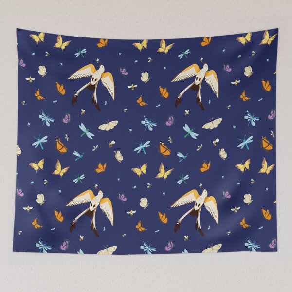 Item preview, Birds And Butterflies Pattern designed and sold by PaintedDolphin.
