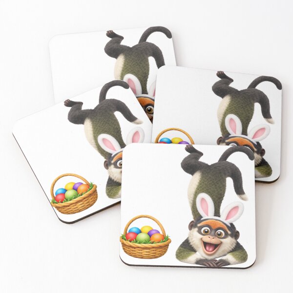 Item preview, Easter De Brazzas Monkey designed and sold by Sillytoe.