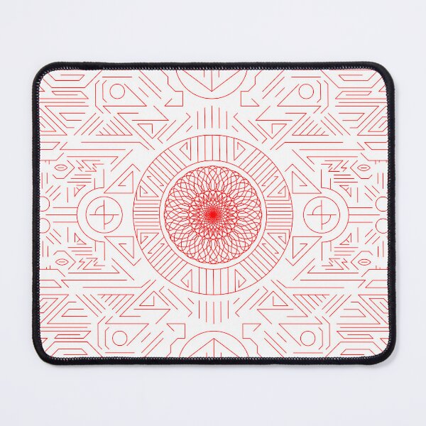 Item preview, Red stripes geometry rosette 2a designed and sold by nogamax.