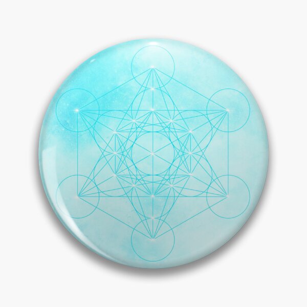 Item preview, Blue Metatron's Cube – Soothing sacred geometry and inner clarity designed and sold by Herami.