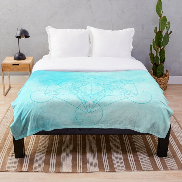 Item preview, Blue Metatron's Cube – Soothing sacred geometry and inner clarity designed and sold by Herami.