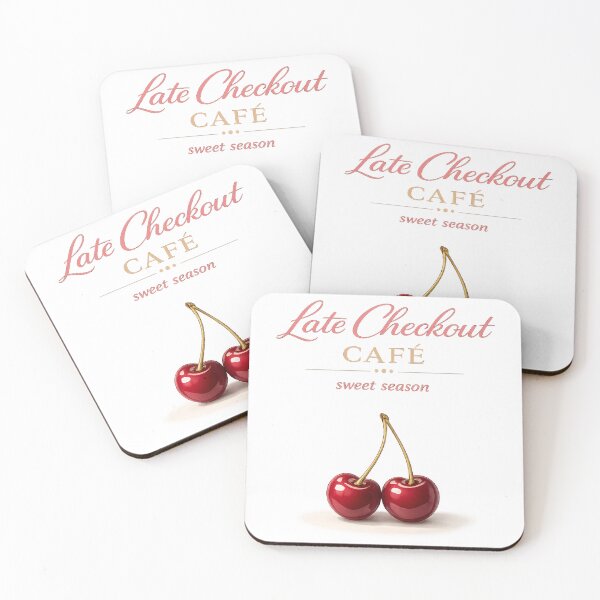 Item preview, Late Checkout Cafe Cherry designed and sold by Sweet shop.
