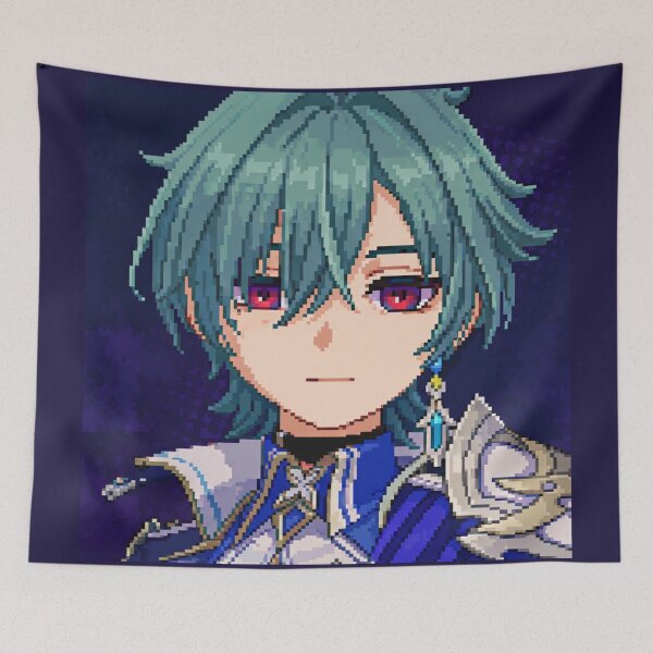 Item preview, genshin impact lohen pixel art  designed and sold by lilypadblue.