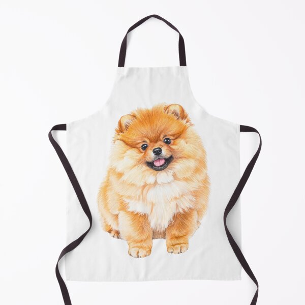 Item preview, Pomeranian Puppy Cute Fluffy Dog – Pom Illustration Adorable Pet Art designed and sold by SabraDD.