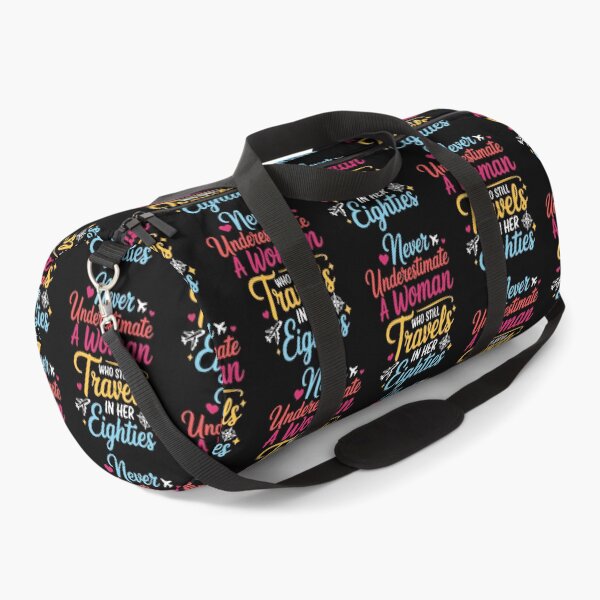 Item preview, Never Underestimate A Woman Travels In Her Eighties Gift designed and sold by Ali-printshop.