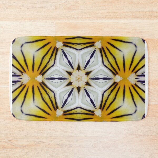 Item preview, Hypnotic Floral Pattern - Radiant Yellow Geometry designed and sold by SilentBloomLab.