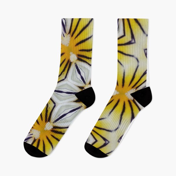 Item preview, Hypnotic Floral Pattern - Radiant Yellow Geometry designed and sold by SilentBloomLab.
