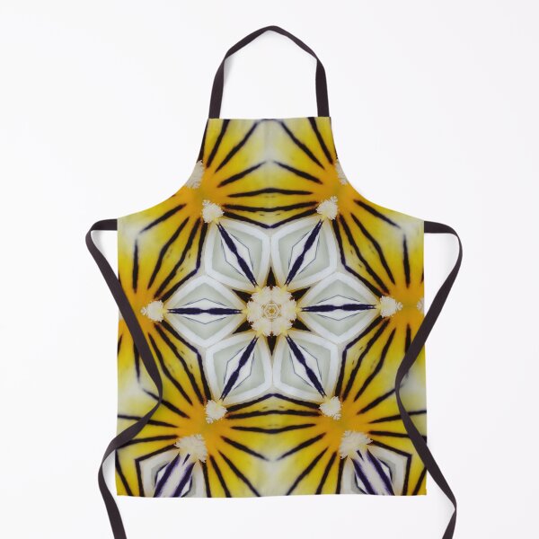 Item preview, Hypnotic Floral Pattern - Radiant Yellow Geometry designed and sold by SilentBloomLab.