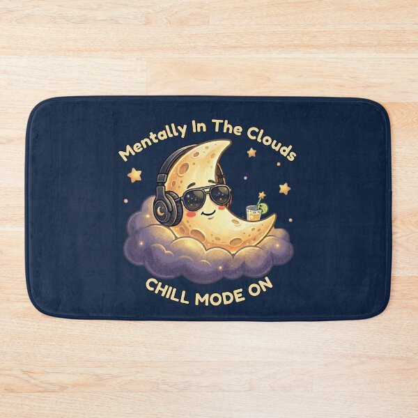 Item preview, Mentally In The Clouds Chill Mode Cute Moon Aesthetic designed and sold by MoonVibe-studio.