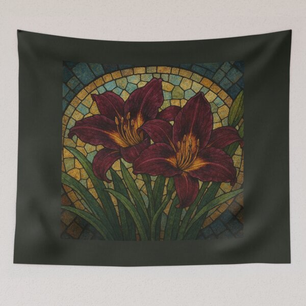Item preview, Daylily Mosaic designed and sold by lifeinspired4u.