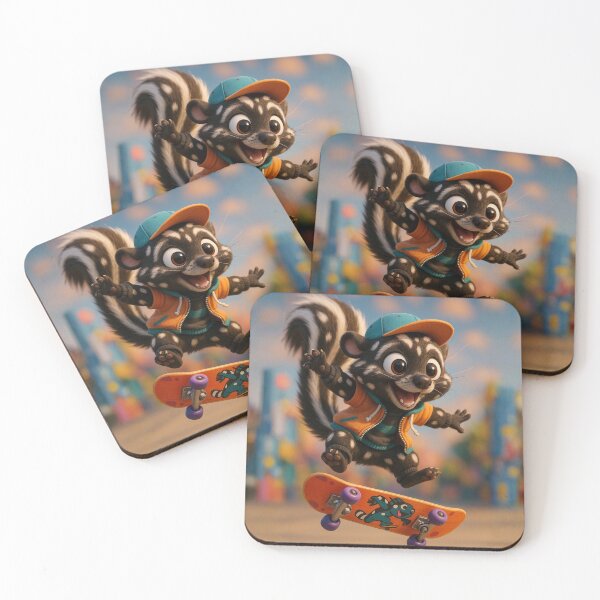 Item preview, Skater Spotted Skunk designed and sold by Sillytoe.