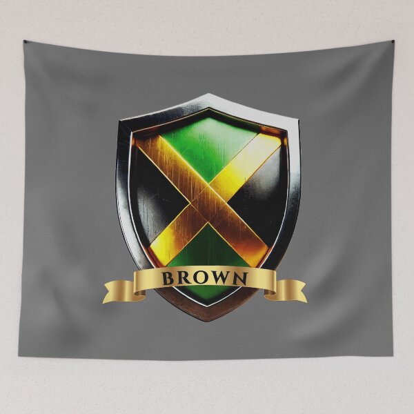 Item preview, Brown Jamaica Heritage Shield designed and sold by Highlandkings.