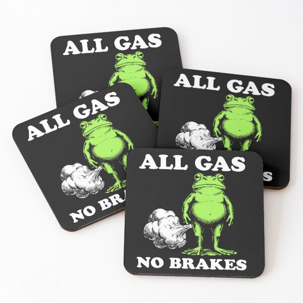 Item preview, Funny Frog Shirt | All Gas No Brakes Meme Tee | Sarcastic Unhinged Quirky Dark Shirt  designed and sold by rvanderveken.