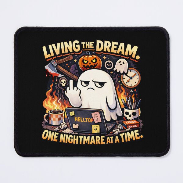 Item preview, Living the Dream Ghost designed and sold by Forged in the Warp.