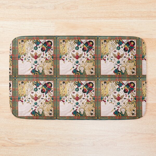 Item preview, Gold, blue, red. Abstraction. designed and sold by Natalia-Vlad.