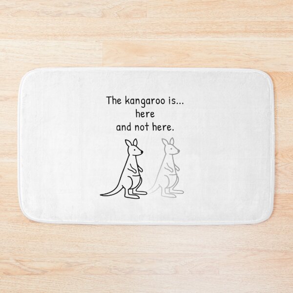 Item preview, Quantum Physics Australia Kangaroo Humor Minimal Design designed and sold by AnnSign.