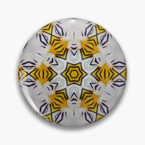 Item preview, Hypnotic Floral Pattern - Structured Botanical Design designed and sold by SilentBloomLab.