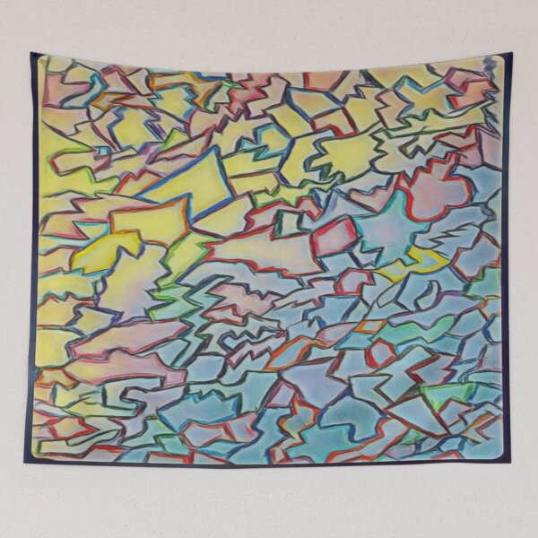 Item preview, Mind to Design: Geometric Liquid Drip Abstract designed and sold by Designs by kp .