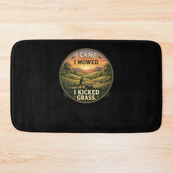 Item preview, I Came I Mowed I Kicked Grass Funny Lawn Care designed and sold by snowry.