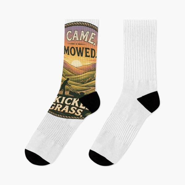 Item preview, I Came I Mowed I Kicked Grass Funny Lawn Care designed and sold by snowry.