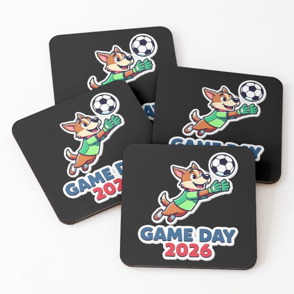Item preview, Miami Soccer Dog Design – Cute Puppy Football Fan Game Day Artwork designed and sold by BrickByDream.