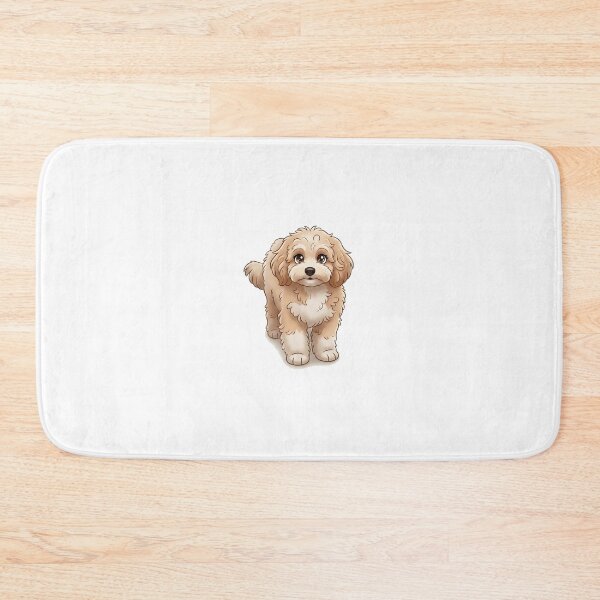 Item preview, Cute Fluffy Golden Puppy Illustration designed and sold by wroni-k.
