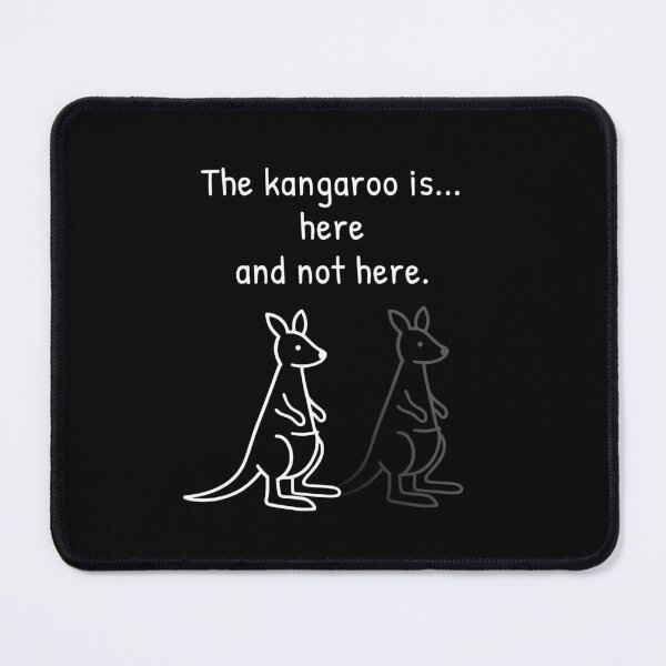 Item preview, Quantum Kangaroo Superposition Physics Humor Minimal Design designed and sold by AnnSign.