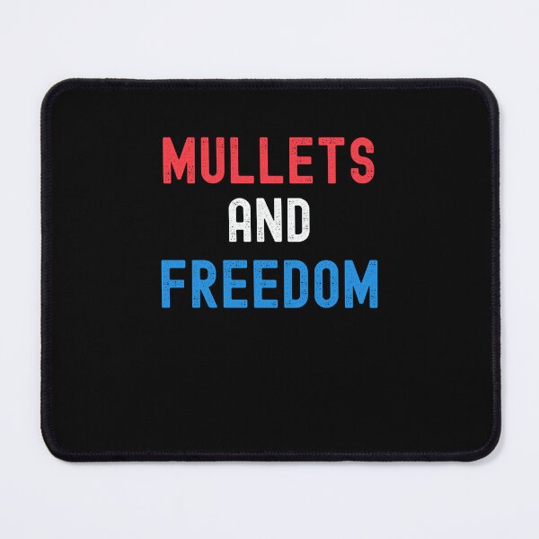 Item preview, Mullets and Freedom Retro 80s 90s Haircut Vibe designed and sold by snowry.