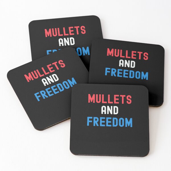 Item preview, Mullets and Freedom Retro 80s 90s Haircut Vibe designed and sold by snowry.