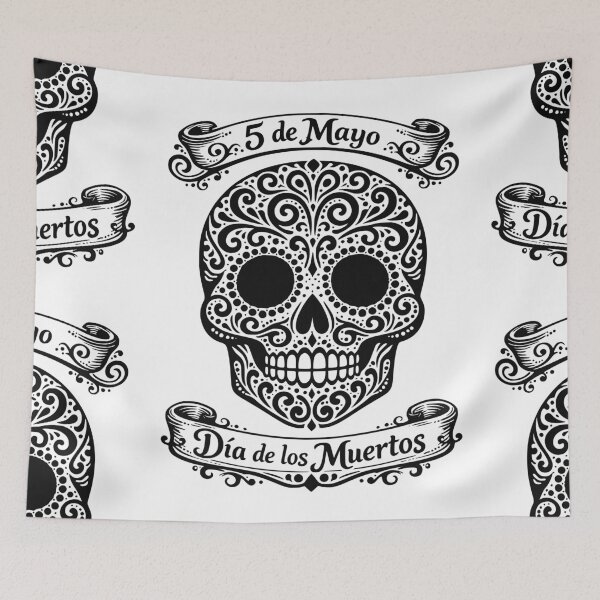 Item preview, Cinco de Mayo Sugar Skull Design designed and sold by Skulls & Calaveras.