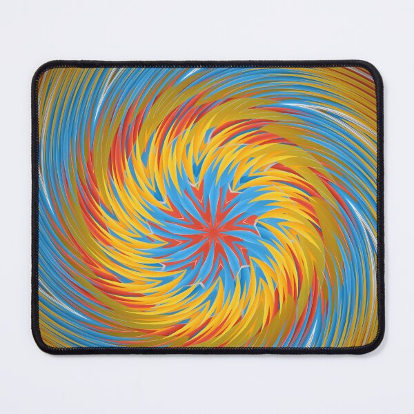 Item preview, Vibrant Multicolor Swirl Geometric Pattern Design designed and sold by IntelliMindDesigns.