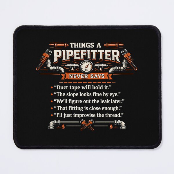 Item preview, Things a Pipefitter Never Says Funny Gift Tee designed and sold by AsKartongs.