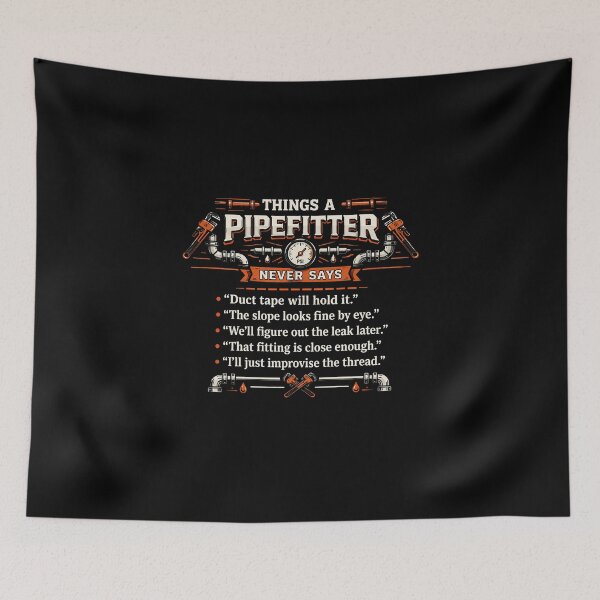 Item preview, Things a Pipefitter Never Says Funny Gift Tee designed and sold by AsKartongs.
