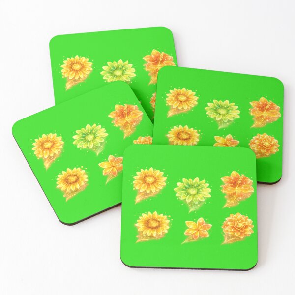 Item preview, Solar Neon Flowers designed and sold by ArpaliLab Studio.