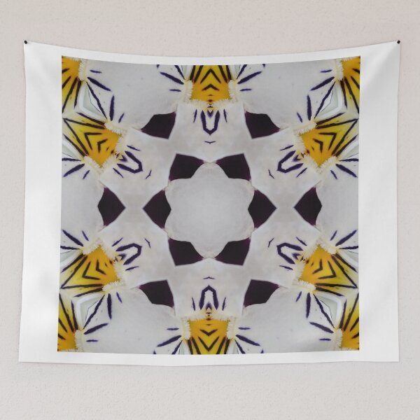 Item preview, Hypnotic Floral Pattern - Minimal Geometric Bloom designed and sold by SilentBloomLab.