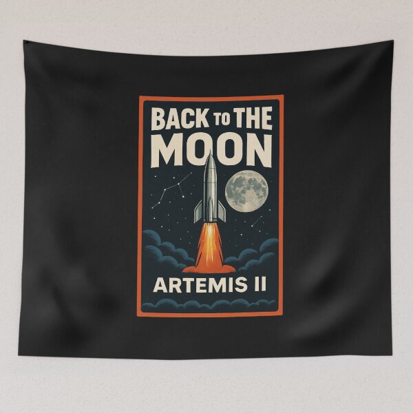 Item preview, Artemis Back to Moon 2026 Space Mission Exploration Design designed and sold by Clairenity Studio.