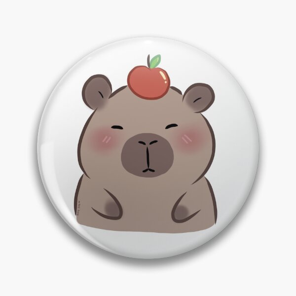 Item preview, Strawberry capybara designed and sold by LaDoncella14.