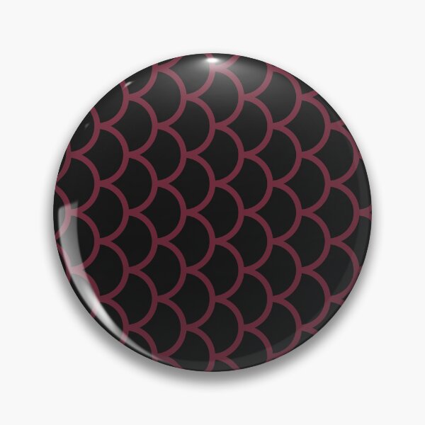 Item preview, Black And Burgundy Fish Scales Pattern designed and sold by pattern-archive.