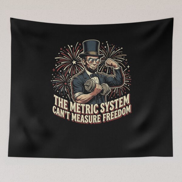 Item preview, Abe Lincoln Strongman Metric System Freedom designed and sold by snowry.